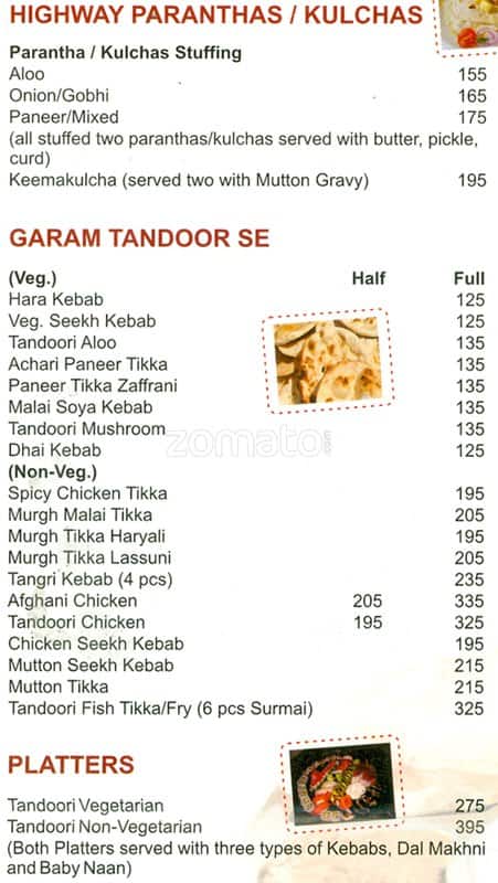 Cafe Delly Belly menu