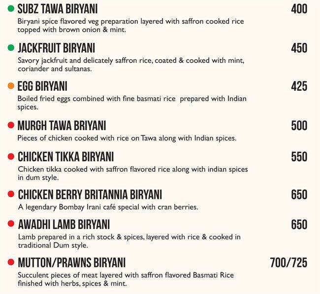 Menu at Kahwa, Navi Mumbai, 23M8+GPP