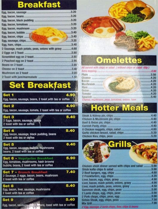 Barking Cafe Menu, Menu for Barking Cafe, Barking, London Zomato UK