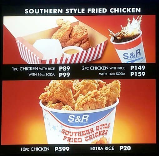 S&R New York Style Pizza Menu - Zomato Philippines