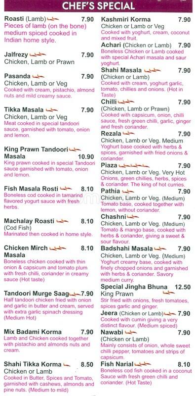 Sangem menu