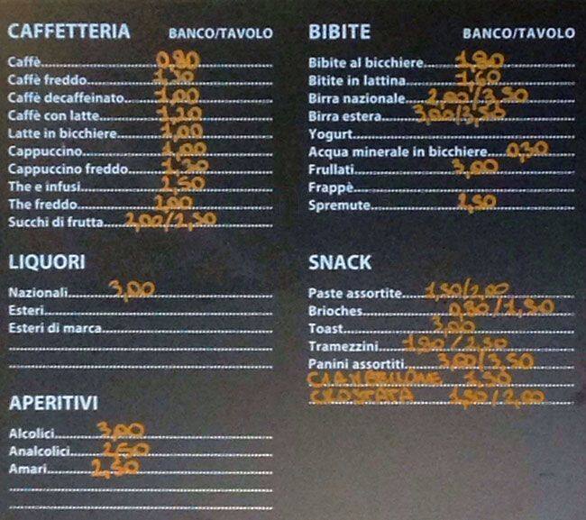 Menu di Cheers Cafè 