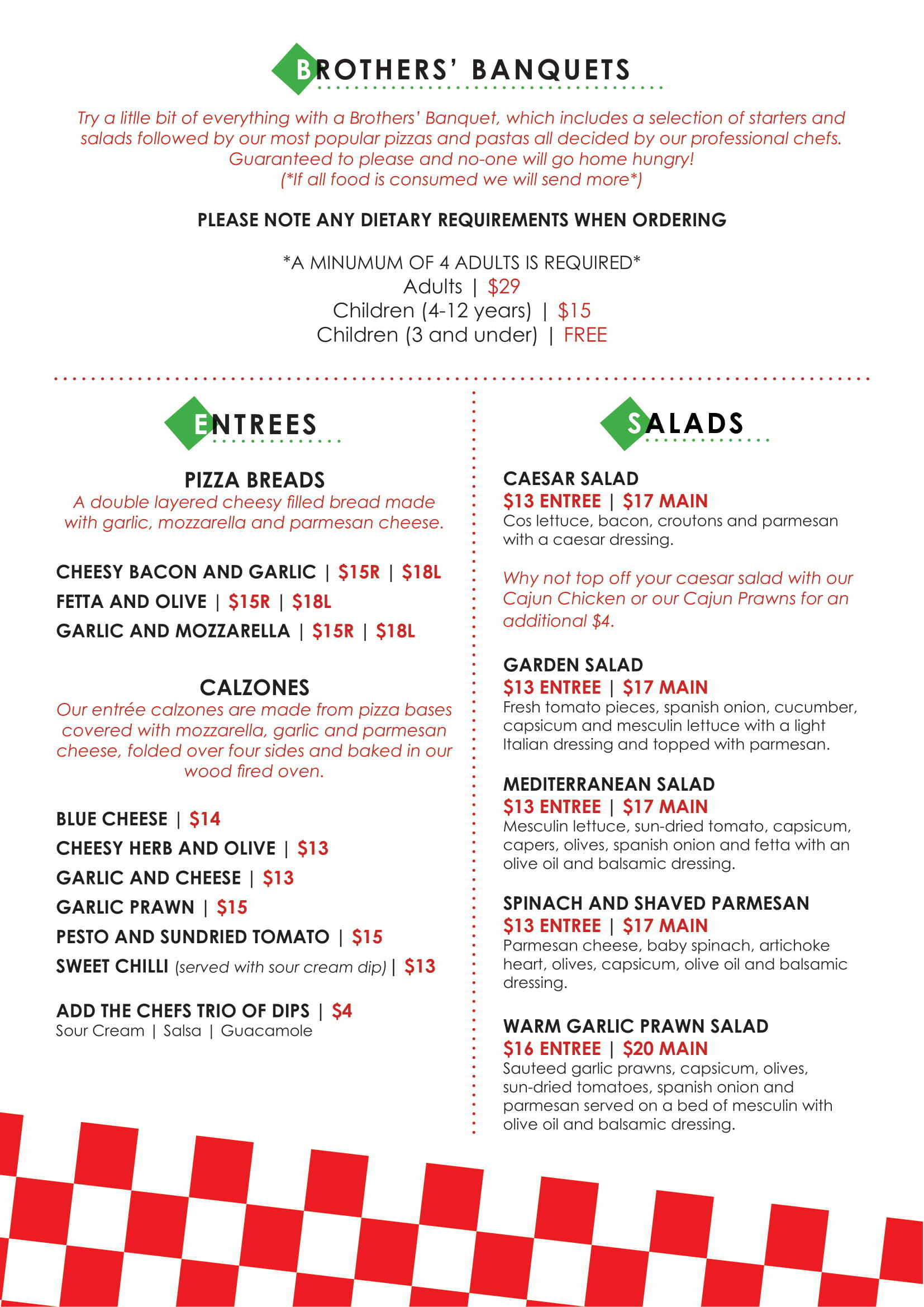Menu at The Sourdough Crust Co. pizzeria, Ipswich, 19 Limestone St