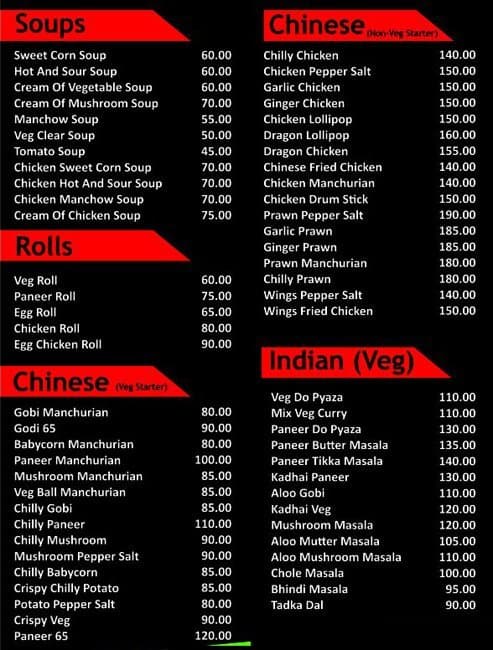 Kaziranga Menu, Menu For Kaziranga, Cv Raman Nagar, Bangalore - Zomato