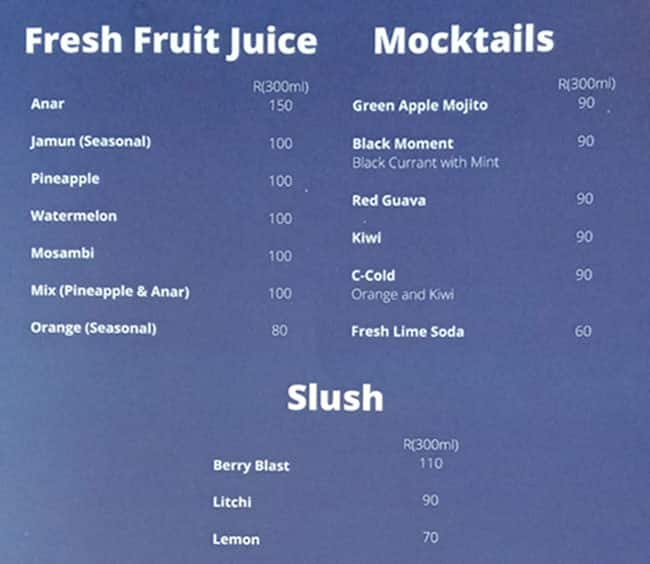 Menu of Drink n Dream, Wardhaman Nagar, Nagpur