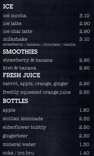 Menu At Project Coffee Cafe Edinburgh menu-at-project-coffee-cafe-edinburgh