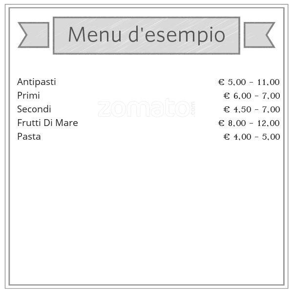 Menu di Ristorante Cina Nord 