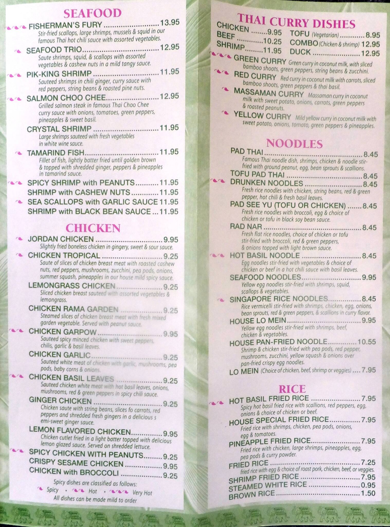 Cafe Asiana Menu Menu For Cafe Asiana Braintree Boston