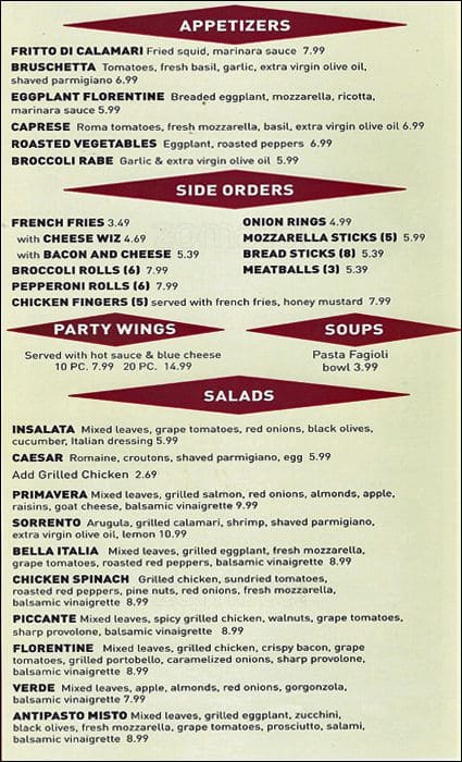 Dimeo Pizza Menu, Menu for Dimeo Pizza, Conshohocken, Montgomery County ...