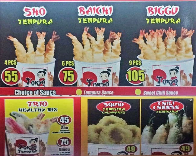 Tokyo Tempura Menu, Menu for Tokyo Tempura, San Isidro, Cainta Zomato