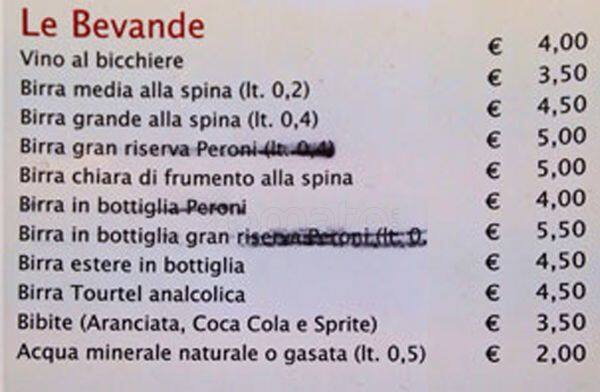 Menu di Recafe 
