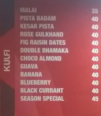 Menu at Lassi Factory, Chennai, 42, Mundagakanni Amman Koil Street ...