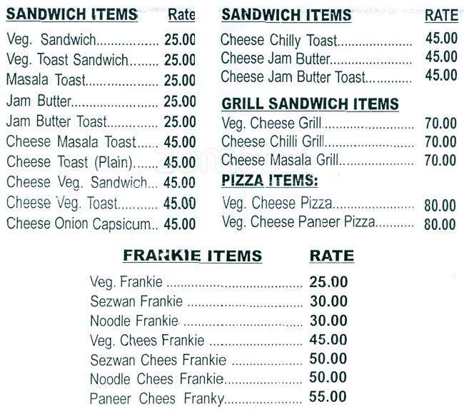 Vaishno Food Point Menu, Menu for Vaishno Food Point, Santacruz East ...