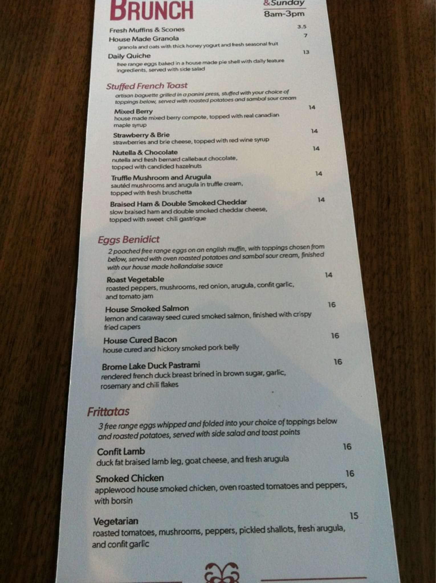 deVille Cafe & Wine Bar Menu Urbanspoon/Zomato