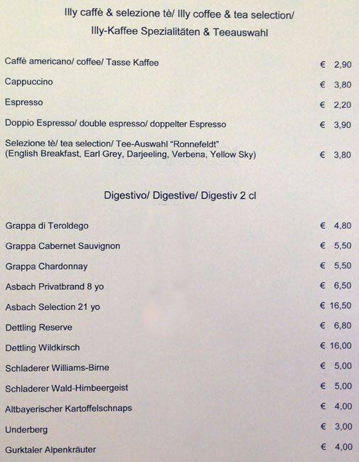 Menu di Symphonie 