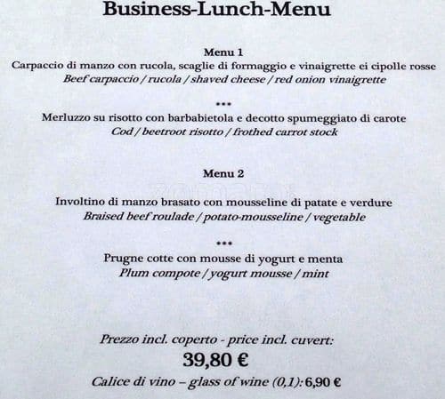 Menu di Symphonie 
