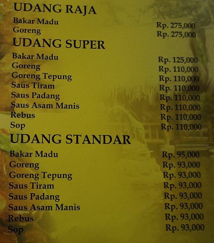 Gubug Makan Mang Engking Menu Menu Untuk Gubug Makan Mang Engking