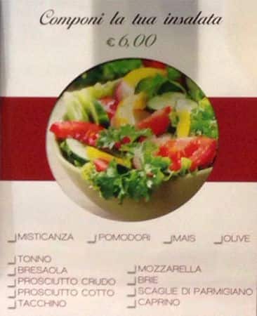 Menu di Luongo 