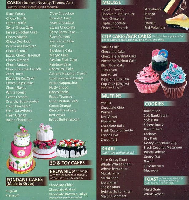 Vintage Creams Menu, Menu for Vintage Creams, Ghatkopar East, Mumbai