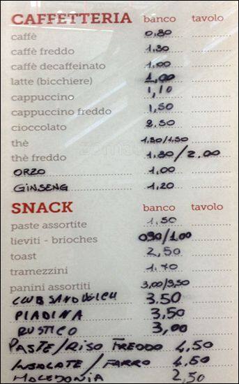 Menu di Coffee & Co. 