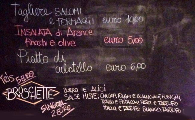 Menu di Ostinati 