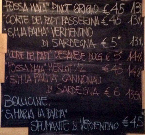 Menu di Ostinati 
