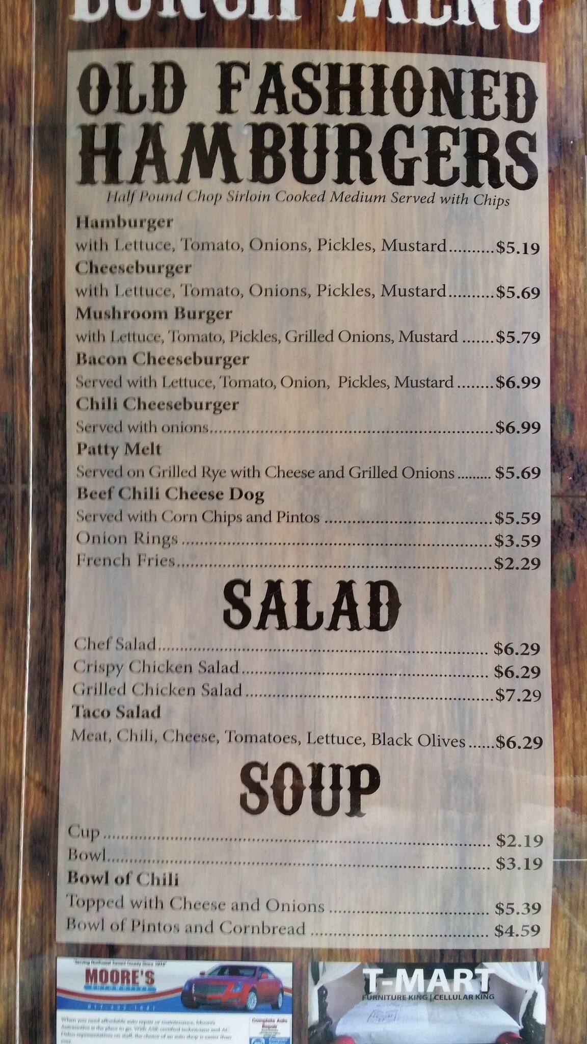 JR's Cafe of Saginaw Menu Urbanspoon/Zomato