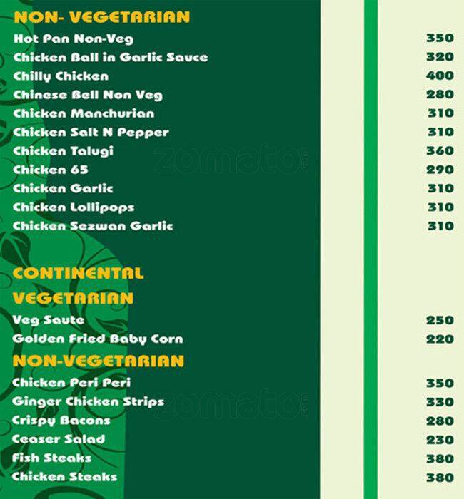 Menu at Hog In, Gurugram, Dividing Road