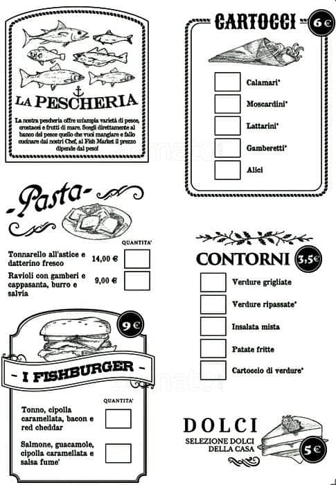 Carta de Pietralata Caffè