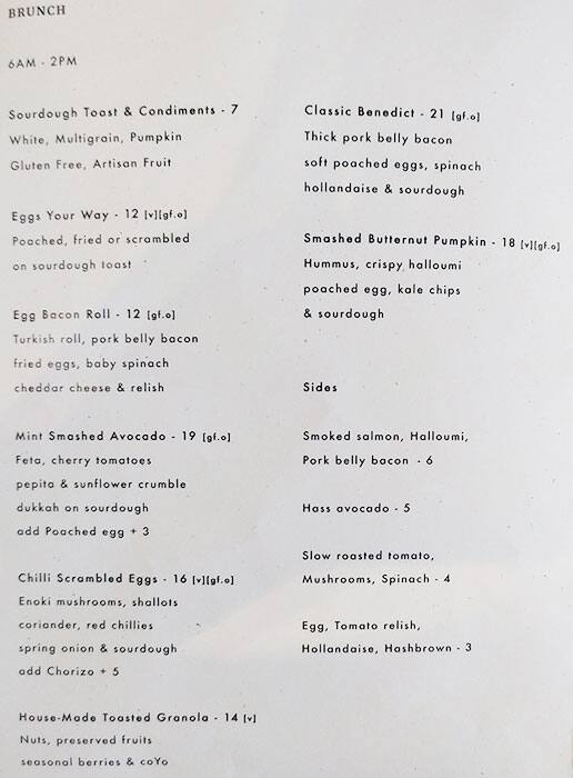 Menu at De Mad Hatter restaurant, Docklands