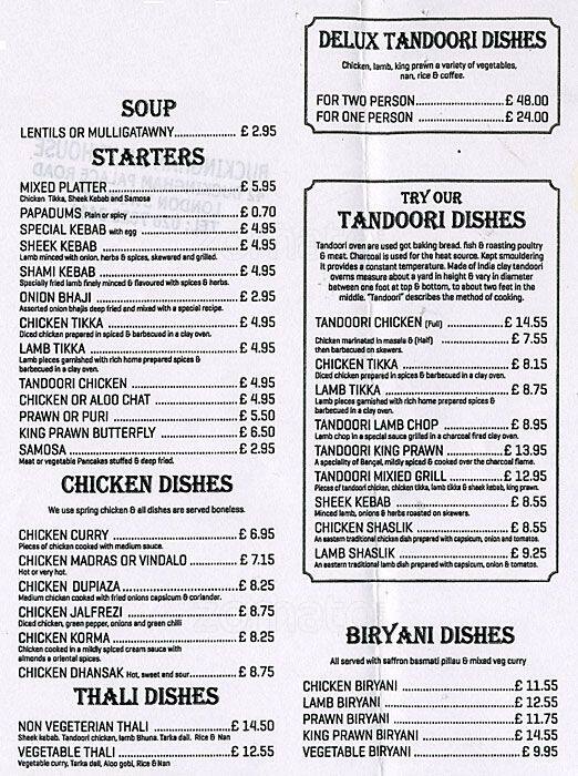Buckingham Balti House Menu, Menu for Buckingham Balti House, Belgravia, London Zomato UK