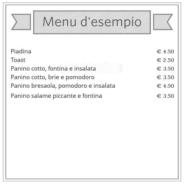 Menu di Wine Bar Lidia 