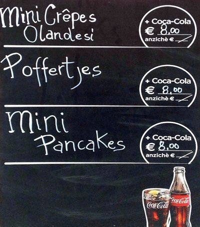 Carta de Mini Pancakes