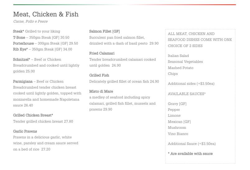 Menu at La Porchetta Albany pizzeria, Auckland, 4a Appian Way