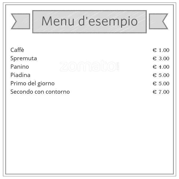 Menu di Bar Gonzaga 