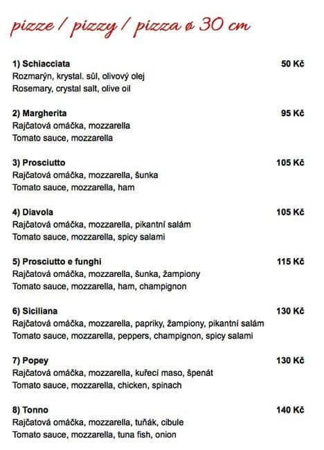 Il pomodoro voorburg menu