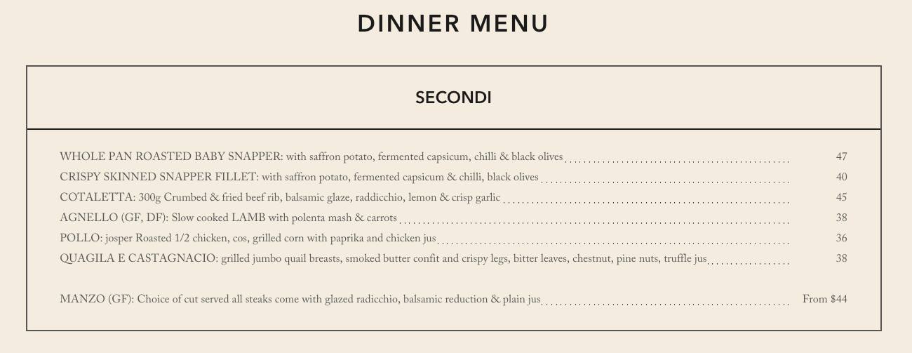 menu-at-sagra-restaurant-malvern