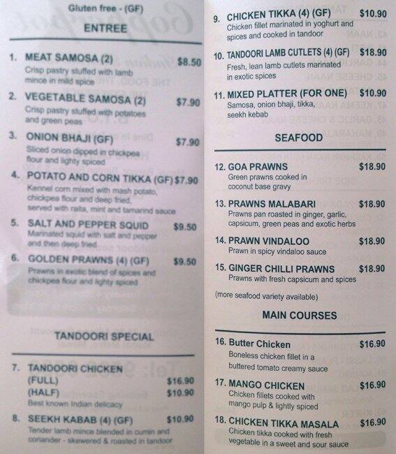 Copperpot Menu, Menu for Copperpot, Menai, Sydney Urbanspoon/Zomato