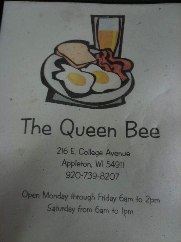 Queen Bee menu