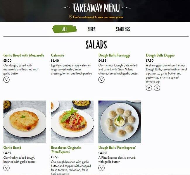 Pizza Express Menu, Menu for Pizza Express, Fulham, London Zomato UK