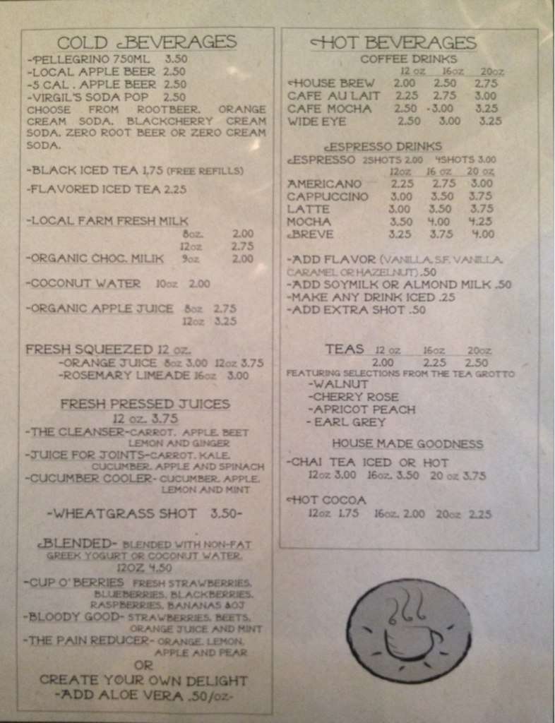 Menu at Roots Caf cafe, East Millcreek, S 2300 E