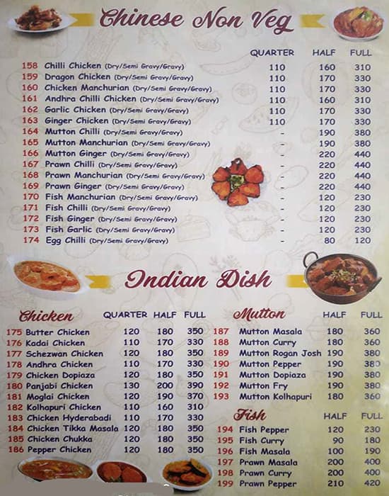 Menu at Kerala Hotel & Fast Food, Jodhpur