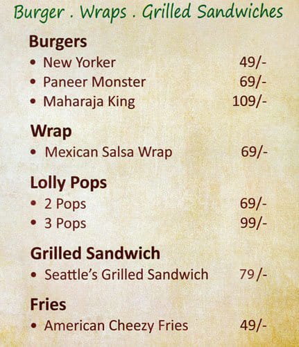 Narula Bakery by SK Cakes menu