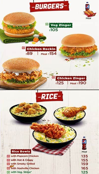 KFC Menu, Menu for KFC, Hadapsar, Pune - Zomato