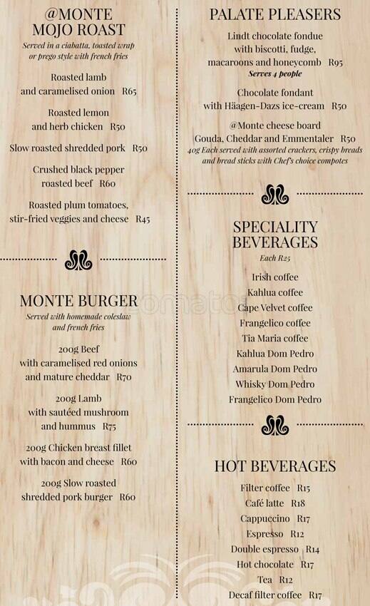 @Monte Winebar menu
