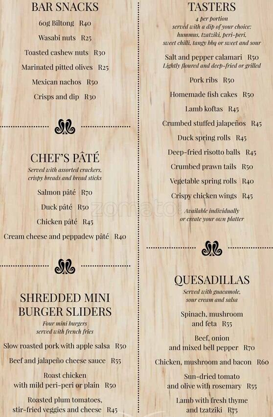 @Monte Winebar menu