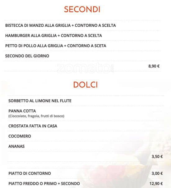 Menu di Foodoo Botanic Bistrot 