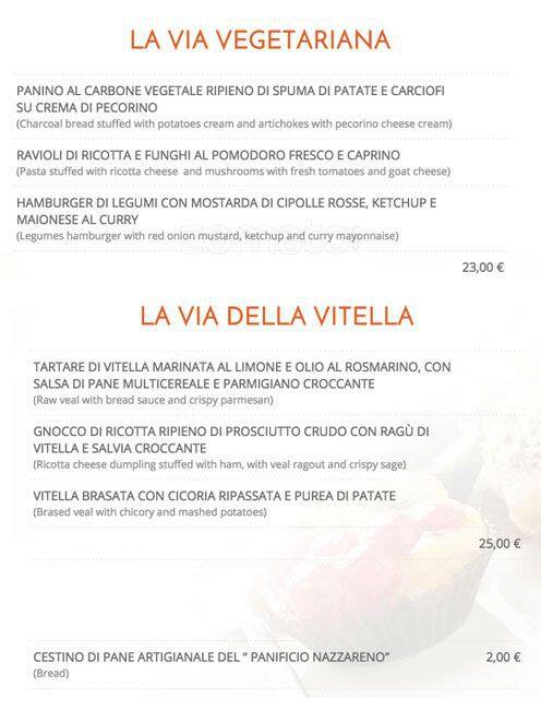 Menu di Foodoo Botanic Bistrot 