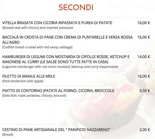 Menu di Foodoo Botanic Bistrot 
