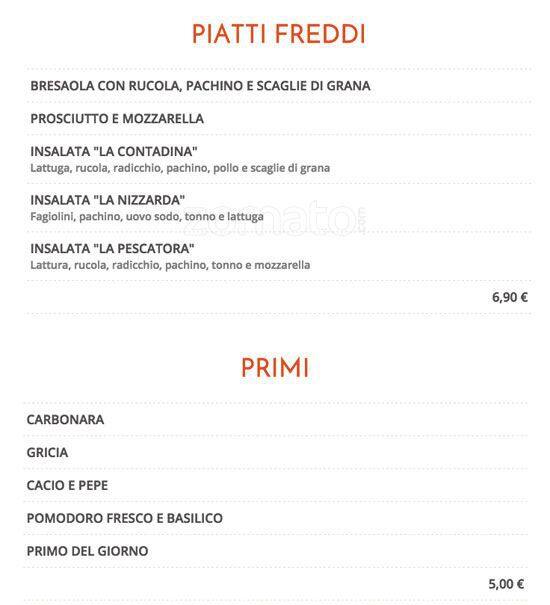 Menu di Foodoo Botanic Bistrot 